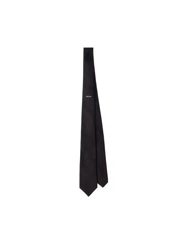 Prada Men's Silk Tie - Black