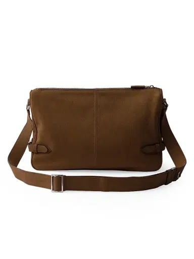 Prada Men's Nubuck Leather Shoulder Bag | Thumbnail 3 Prada Men's Nubuck Leather Shoulder Bag | Thumbnail 3