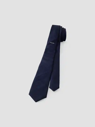 Prada Men's Silk Tie | Thumbnail 2 Prada Men's Silk Tie | Thumbnail 2