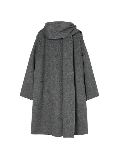Marina Rinaldi Women's Double Wool Coat - Dark Grey - Size 20 | Thumbnail 1 Marina Rinaldi Women's Double Wool Coat - Dark Grey - Size 20 | Thumbnail 1