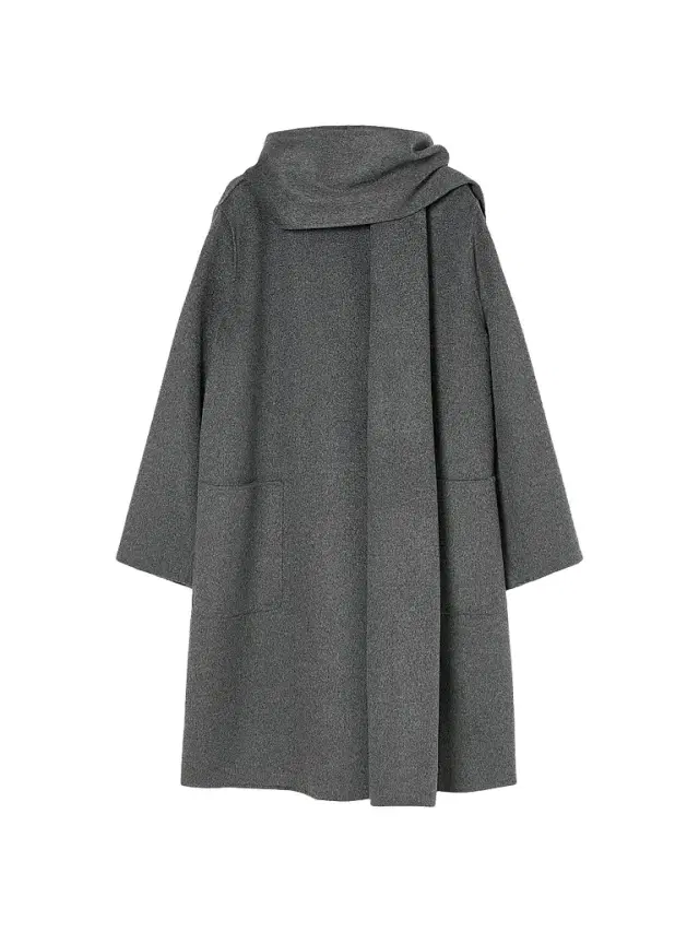Marina Rinaldi Women's Double Wool Coat - Dark Grey