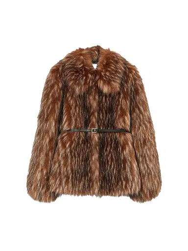 Marina Rinaldi Women's Fluffy Textured Coat - Camel - Size 18 | Thumbnail 1 Marina Rinaldi Women's Fluffy Textured Coat - Camel - Size 18 | Thumbnail 1