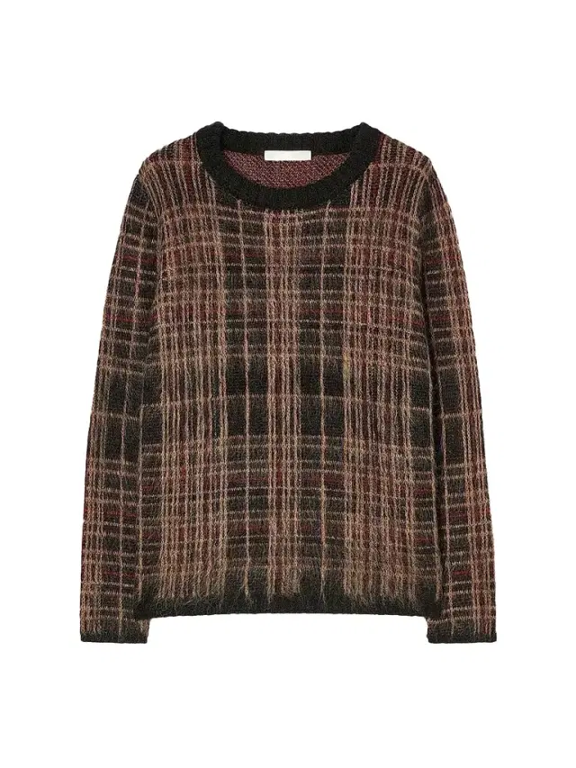 Marina Rinaldi Women's Jacquard Mohair Sweater - Havana Black