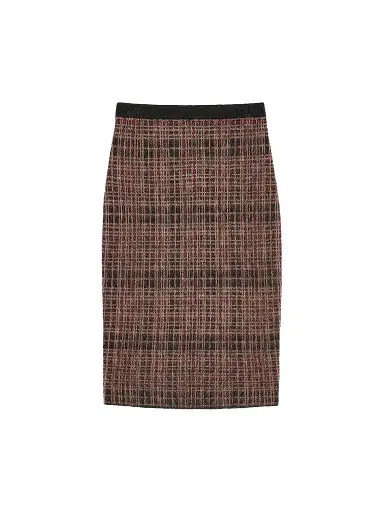 Marina Rinaldi Women's Jacquard Mohair Skirt - Havana Black - Size XXL | Thumbnail 1