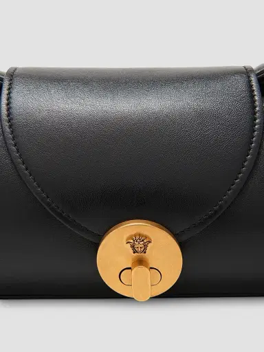 Versace Women's Vivian Leather Clutch | Thumbnail 4 Versace Women's Vivian Leather Clutch | Thumbnail 4