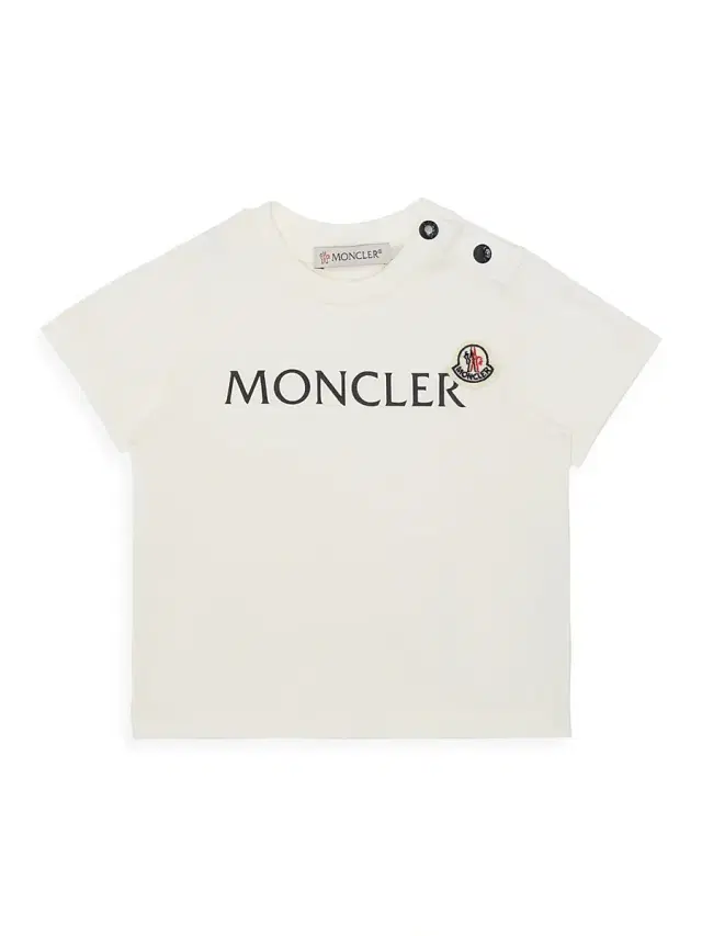 Moncler Baby's & Little Kid's Short Sleeve Logo T-Shirt - White