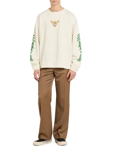 Rhude Men's Sienna Wool Trousers - Tan - Size 38 | Thumbnail 2 Rhude Men's Sienna Wool Trousers - Tan - Size 38 | Thumbnail 2