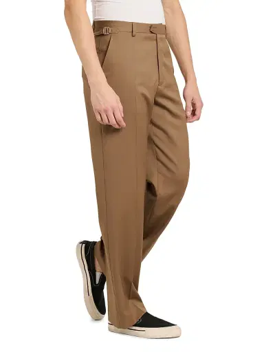 Rhude Men's Sienna Wool Trousers - Tan - Size 38 | Thumbnail 4 Rhude Men's Sienna Wool Trousers - Tan - Size 38 | Thumbnail 4