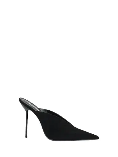 Paris Texas Women's Lidia 105MM Suede Mules | Thumbnail 1 Paris Texas Women's Lidia 105MM Suede Mules | Thumbnail 1