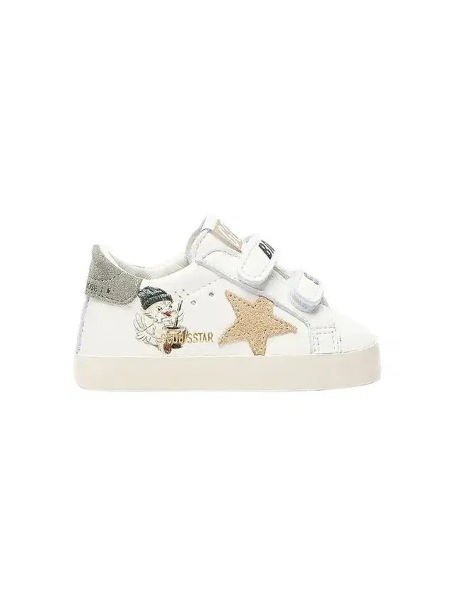 Baby Boy's Old School Goose-Print Sneakers - White 3 (Baby)