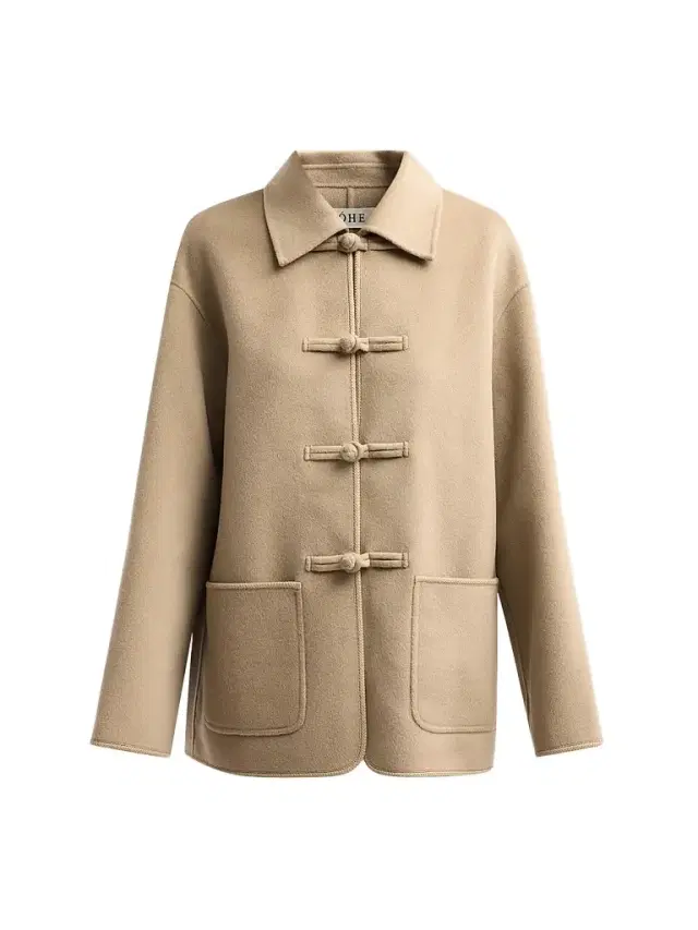 Róhe Women's Double-Faced Wool Jacket - Desert Brown