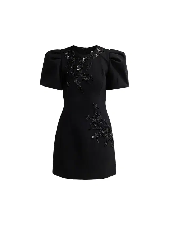 Rebecca Vallance Women's Livia Puff-Sleeve Mini Dress - Black