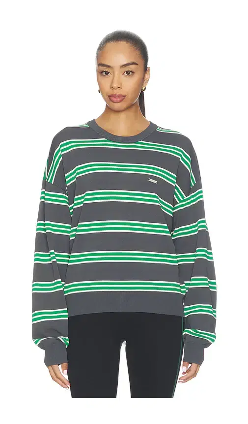 P.E Nation Retreat Stripe Sweater
