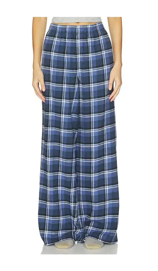 Sleep Flannel Oversized Pant