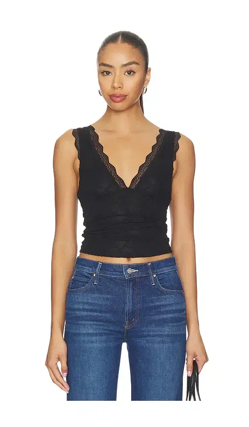 Free People X Intimately Loved You First Lace Tank