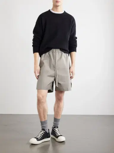 Rick Owens Alpaca Wool-Blend Crewneck Sweater - Men | Thumbnail 2 Rick Owens Alpaca Wool-Blend Crewneck Sweater - Men | Thumbnail 2