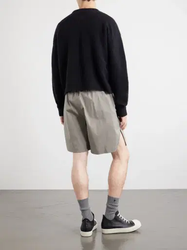 Rick Owens Alpaca Wool-Blend Crewneck Sweater - Men | Thumbnail 4 Rick Owens Alpaca Wool-Blend Crewneck Sweater - Men | Thumbnail 4