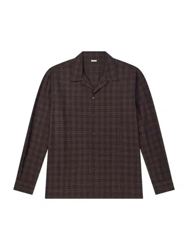 A.PRESSE Camp-Collar Checked Silk Shirt - Men