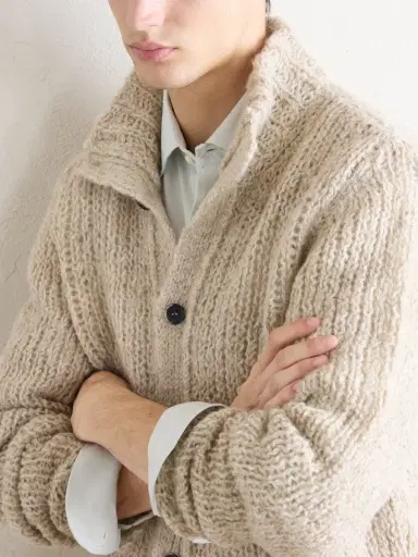Barena Alpaca, Wool and Linen-Blend Cardigan - Men | Thumbnail 5 Barena Alpaca, Wool and Linen-Blend Cardigan - Men | Thumbnail 5