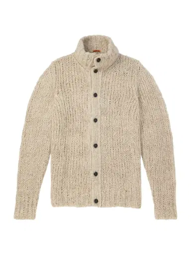 Barena Alpaca, Wool and Linen-Blend Cardigan - Men | Thumbnail 1 Barena Alpaca, Wool and Linen-Blend Cardigan - Men | Thumbnail 1