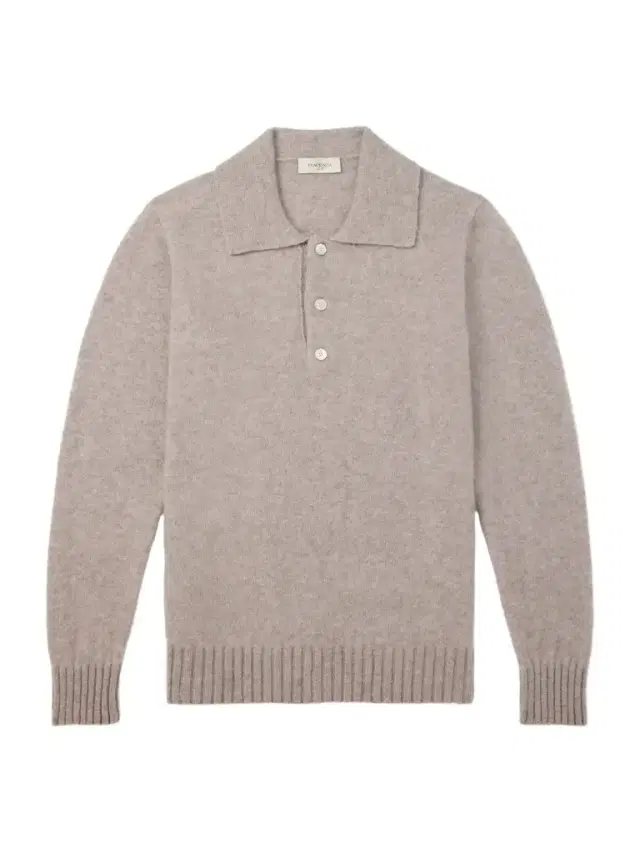 PIACENZA 1733 Cashmere and Silk-Blend Polo Sweater - Men