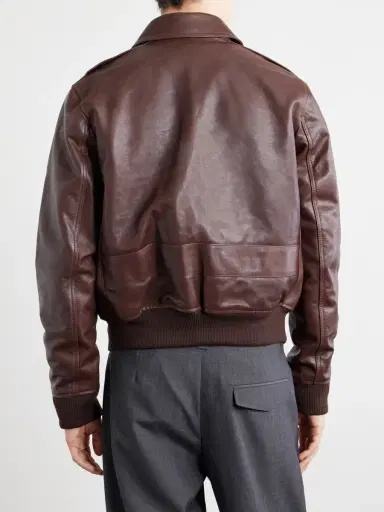A.P.C. Gael Leather Jacket - Men | Thumbnail 4