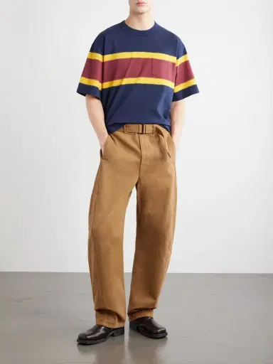 Sacai Chusen-Dyed Cotton-Jersey T-Shirt - Men | Thumbnail 2 Sacai Chusen-Dyed Cotton-Jersey T-Shirt - Men | Thumbnail 2