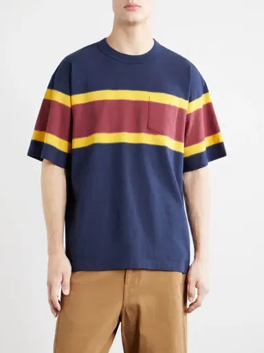 Sacai Chusen-Dyed Cotton-Jersey T-Shirt - Men | Thumbnail 3 Sacai Chusen-Dyed Cotton-Jersey T-Shirt - Men | Thumbnail 3
