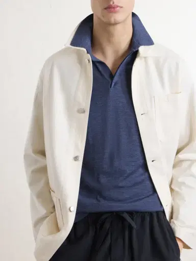Sease Lasca Virgin Wool Polo Sweater - Men | Thumbnail 5 Sease Lasca Virgin Wool Polo Sweater - Men | Thumbnail 5