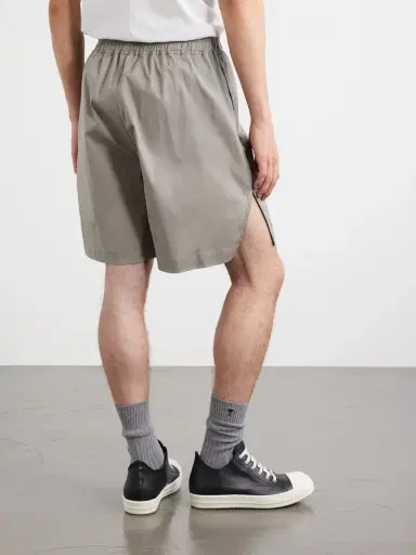 Rick Owens Boxer Straight-Leg Cotton-Blend Canvas Drawstring Shorts - Men | Thumbnail 4 Rick Owens Boxer Straight-Leg Cotton-Blend Canvas Drawstring Shorts - Men | Thumbnail 4