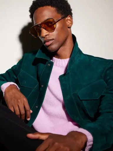 Tom Ford Rupert-02 Aviator-Frame Metal Sunglasses - Men | Thumbnail 2 Tom Ford Rupert-02 Aviator-Frame Metal Sunglasses - Men | Thumbnail 2
