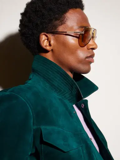 Tom Ford Rupert-02 Aviator-Frame Metal Sunglasses - Men | Thumbnail 5 Tom Ford Rupert-02 Aviator-Frame Metal Sunglasses - Men | Thumbnail 5