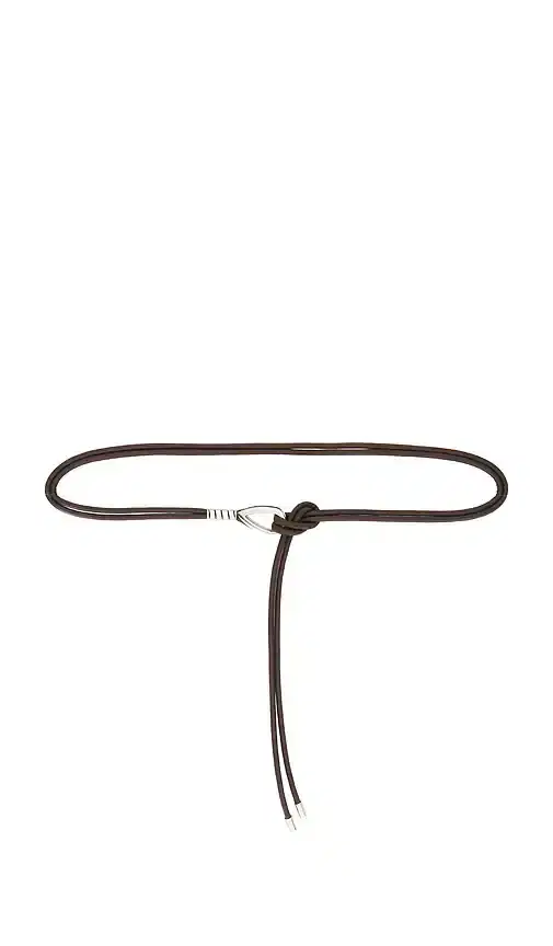 petit moments Chrome Tie Belt