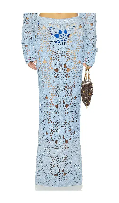 Tala Crochet Maxi Skirt