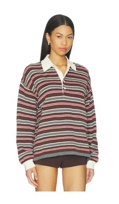 The Upside Wonder Knit Polo Top | Thumbnail 2 The Upside Wonder Knit Polo Top | Thumbnail 2