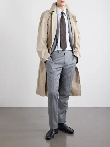 Tom Ford Classic-Collar Striped Cotton-Poplin Shirt - Men | Thumbnail 2