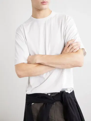 DRKSHDW by Rick Owens Brad Cotton-Jersey T-Shirt - Men | Thumbnail 5