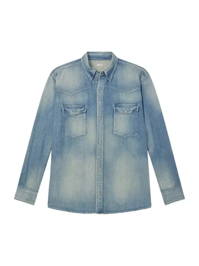 A.PRESSE Vintage Western Denim Shirt - Men