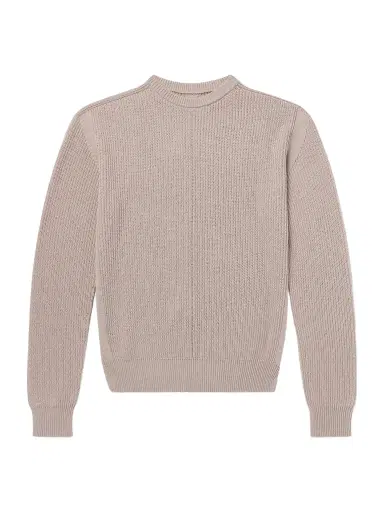Rick Owens Fisherman Virgin Wool Sweater - Men | Thumbnail 1 Rick Owens Fisherman Virgin Wool Sweater - Men | Thumbnail 1