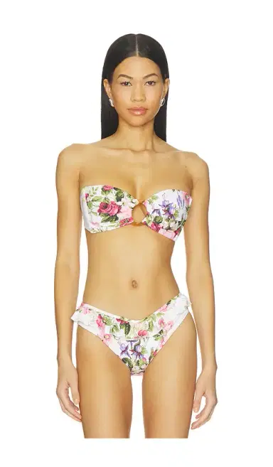 Montce Tori Ties Bandeau Bikini Top | Thumbnail 2