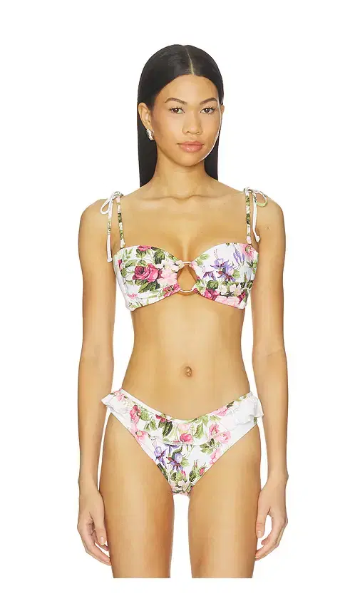 Tori Ties Bandeau Bikini Top