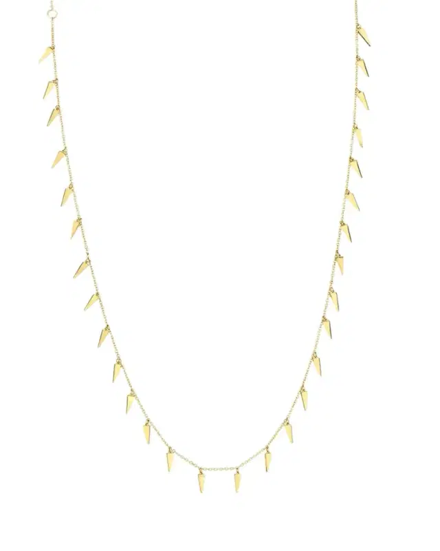 Sydney Evan 14k Pure Small Fringe Necklace