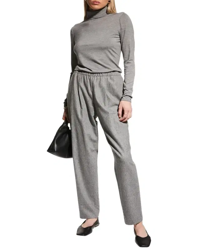 Lafayette 148 New York Veda Jersey Turtleneck Top