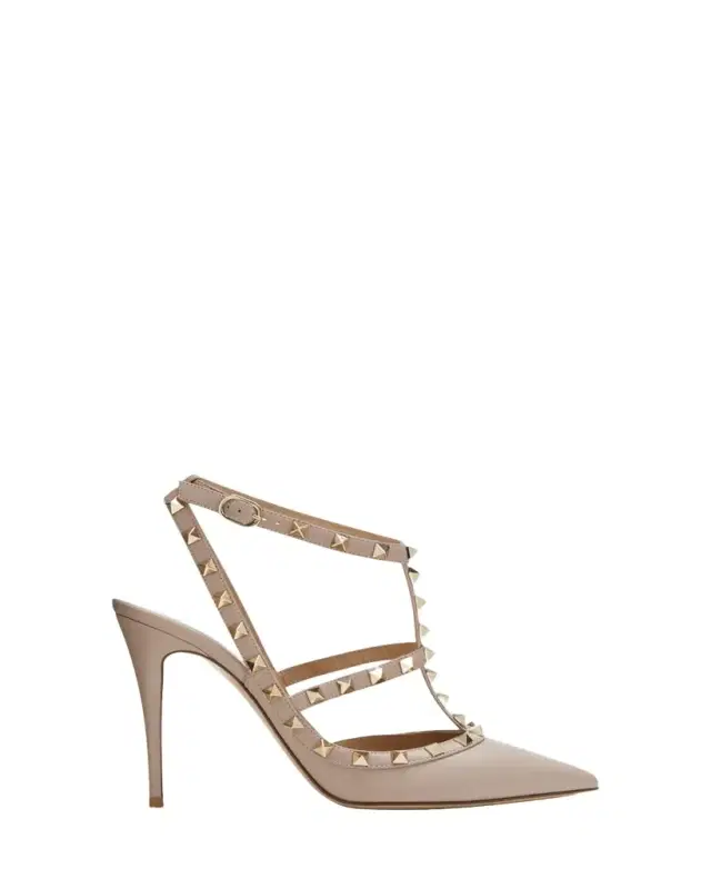 Valentino Garavani Roman Stud Pointed Caged Pumps