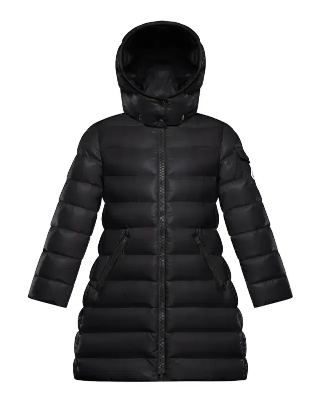 Moncler Girl's Moka Long Puffer Coat, Size 8-14