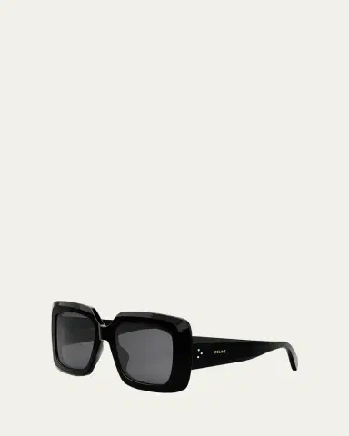 CELINE Bold Three-Dot Acetate Square Sunglasses | Thumbnail 2