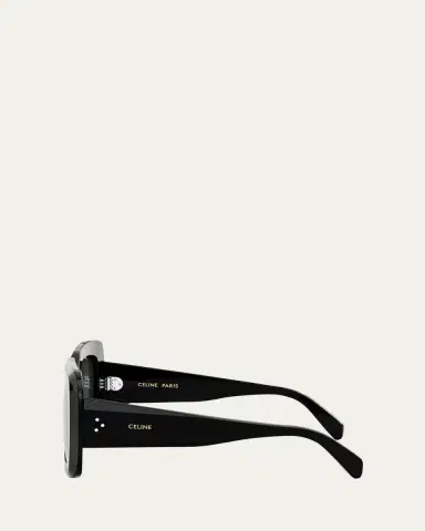 CELINE Bold Three-Dot Acetate Square Sunglasses | Thumbnail 3