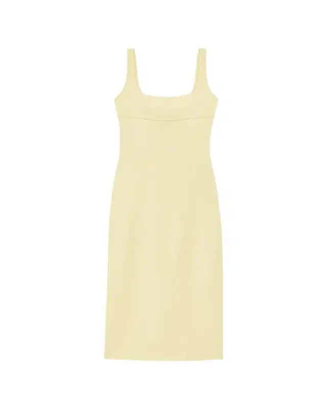 Another Tomorrow Tie-Back Long Sleeveless Sheath Dress