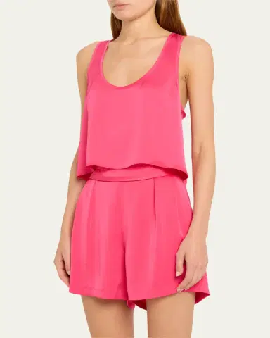 Ramy Brook Margaret Cropped Racerback Tank Top | Thumbnail 4 Ramy Brook Margaret Cropped Racerback Tank Top | Thumbnail 4