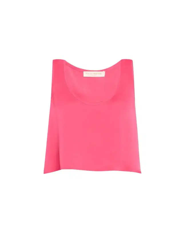 Ramy Brook Margaret Cropped Racerback Tank Top
